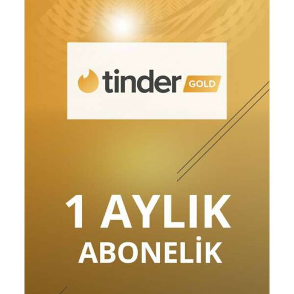  Tinder Gold 1 Aylık Abonelik