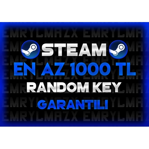  1050 TL ve ÜZERİ STEAM RANDOM KEY