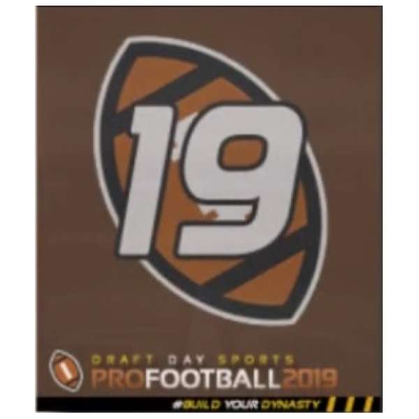 Draft Day Sports: Pro Football 2019