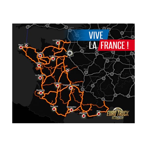  Euro Truck Simulator 2 - Vive la France !
