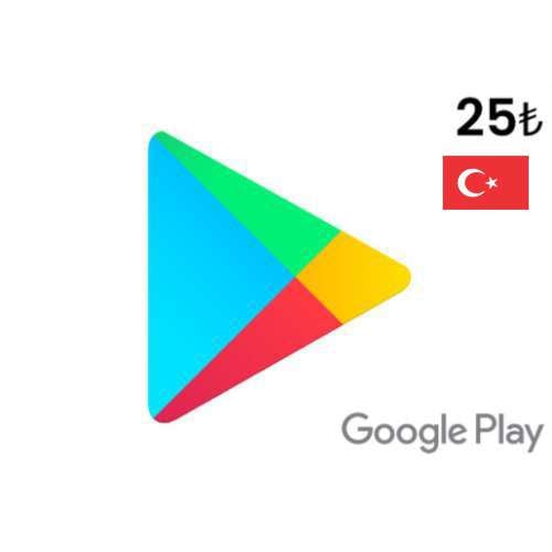  25 TL Google Play Bakiye