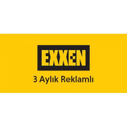  Exxen 3 Aylık Reklamlı