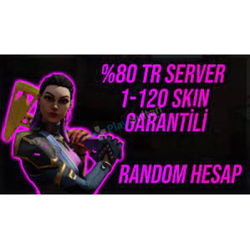  1 ALANA 1 BEDAVA !!!!!  ULTRA VİP !!!! 1-120 skinli valorant random hesap 70 tr