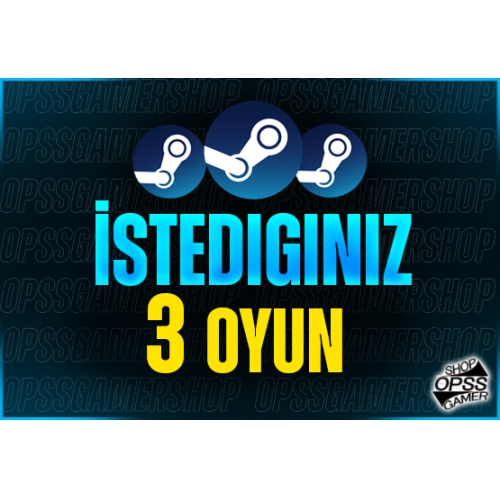  İstediğin 3 Oyun + Garanti