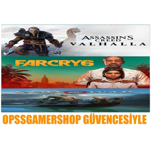  Far Cry 6+Assassins Creed Valhalla+God Of War