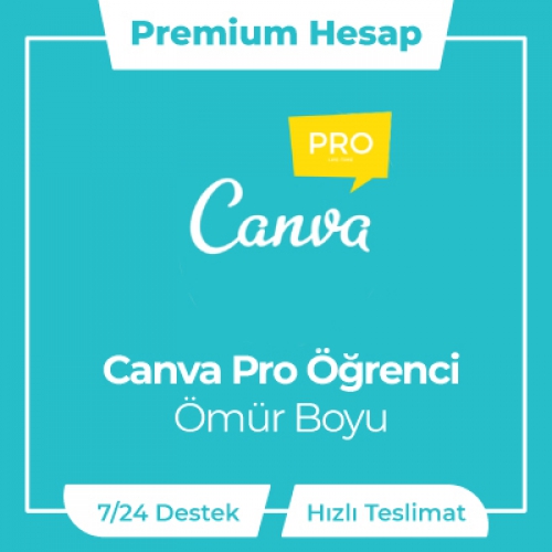  Canva PRO - 2 Adet Kişisel Hesap
