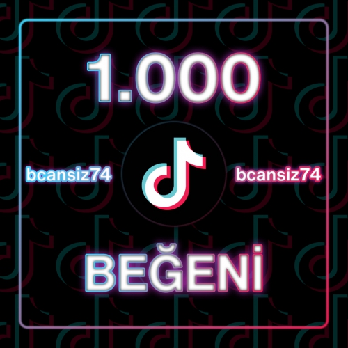  ⭐ Kaliteli, 1000 TikTok Beğeni