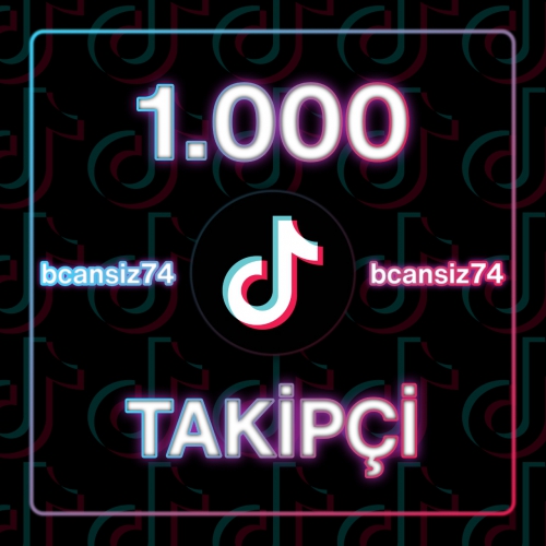 ⭐ Kaliteli, 1000 TikTok Takipçi