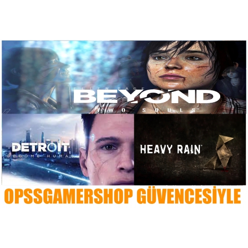  DETROIT X Beyond Two Souls X Heavy Rain