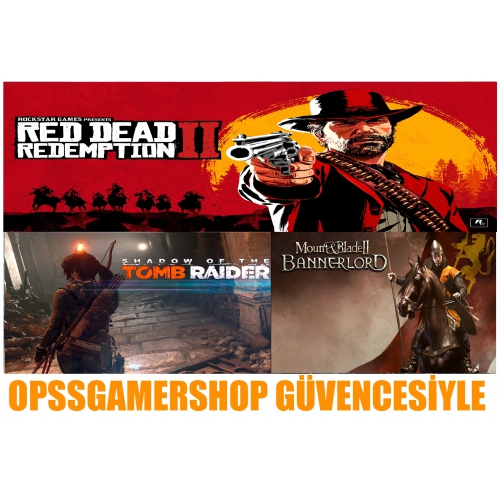  RDR 2 x Bannerlord x Shadow of The Tomb Raider