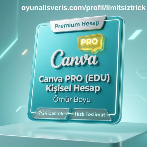 Canva PRO EDU Kişisel Hesap