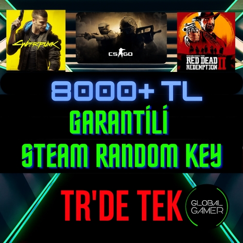  8000+ TL GARANTİLİ STEAM KEY !TR\\DE EN UYGUN!