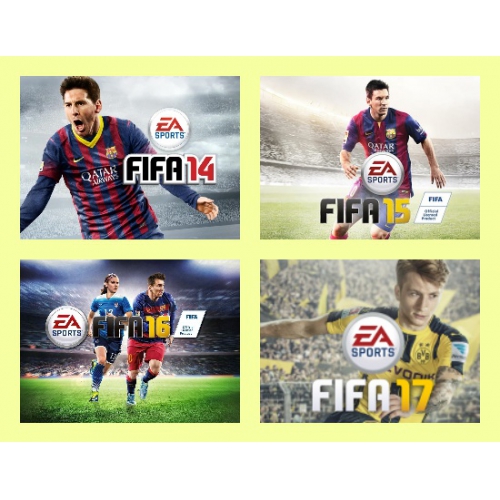  Fifa 17 + 16 + 15 + 14 + Garanti