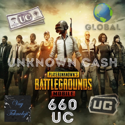  660 UC GLOBAL ID PUBG Mobile
