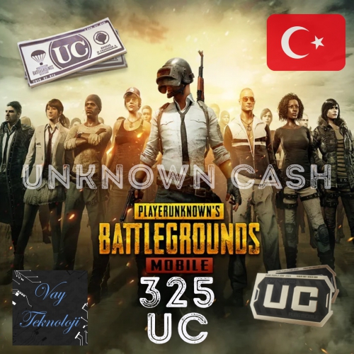 Pubg Mobile 325 Unknown Cash UC Türkiye ID