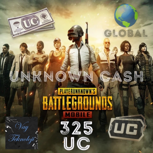 PUBG Mobile 325 UC Unknown Cash GLOBAL ID