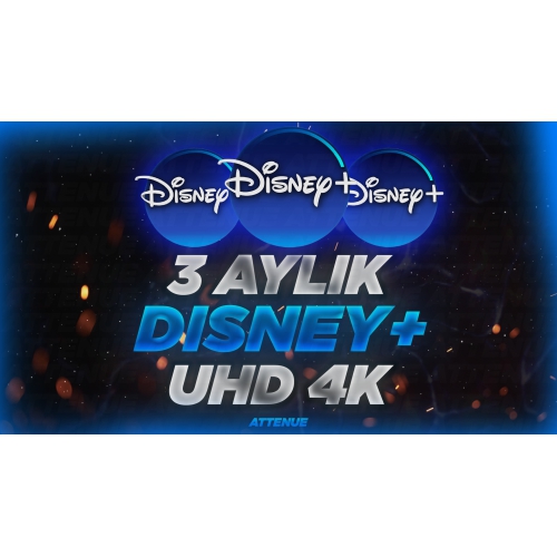  4K ULTRA HD DİSNEY+ 3 AYLIK + GARANTİ