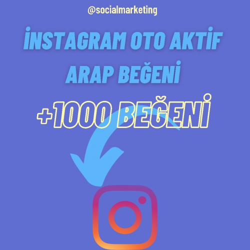  instagram oto arap beğeni