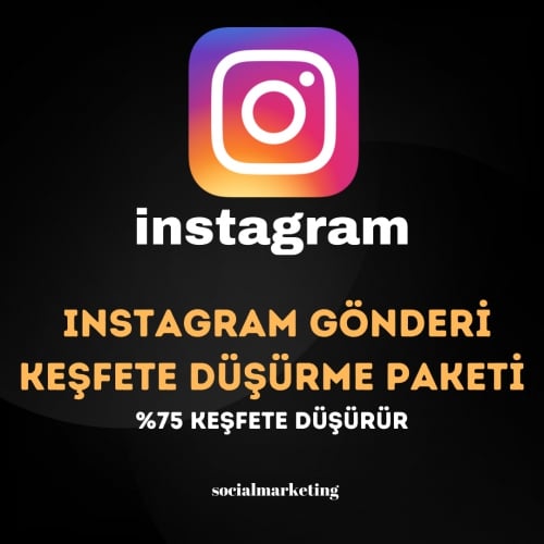  Instagram Gönderi Keşfete Düşürme Paketi  75 Keşfete Düşürür  Açıklamayı Dikkatle Okuyunuz !