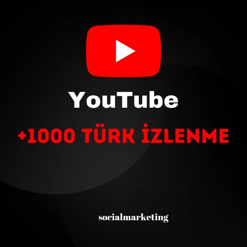  YouTube Türk İzlenme  Max 10M  yüzde 100 Türk  365 Gün Garantili