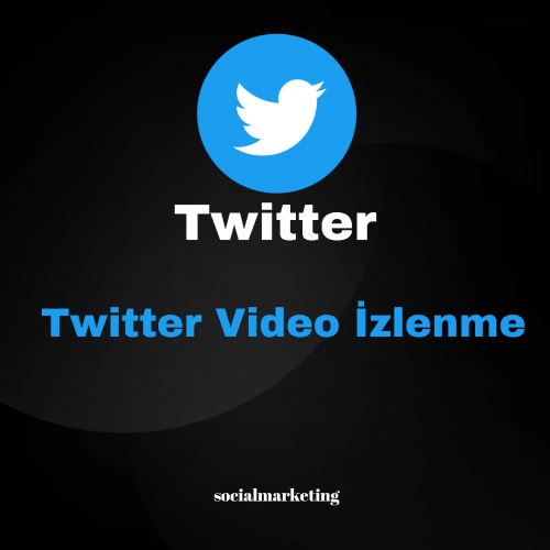  Twitter Video İzlenme  Max 10M