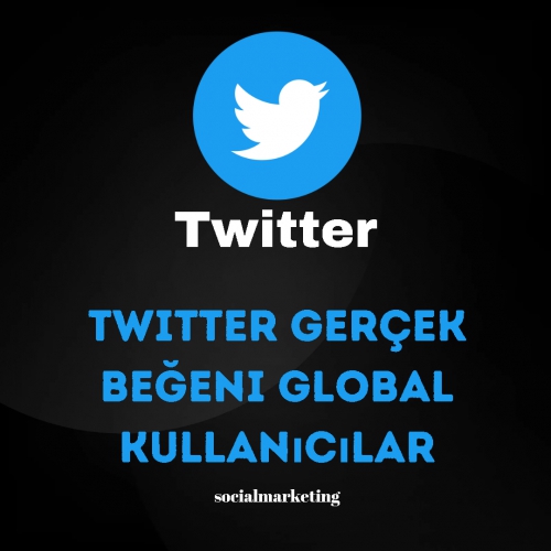  Twitter Beğeni  Max 2K  Global Kullanıcılar  Hashtagli Tweetler