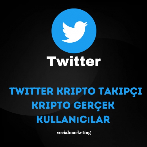  Twitter Kripto Takipçi  Max 5K  Kripto Gerçek Kullanıcılar