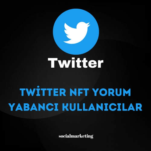  Twitter NFT Yorum  Max 10M  Yabancı Kullanıcılar