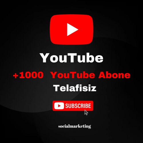  YouTube Abone  Max 200K  Telafisiz - Hepsi Silinebiliyor