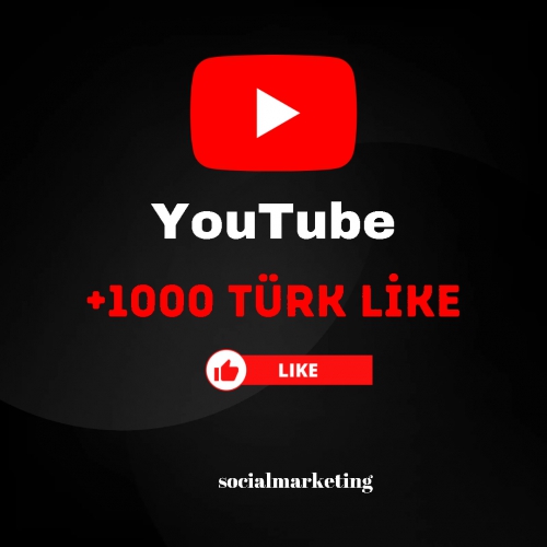  YouTube Türk Like  Max 100K  yüzde 100 Türk Kullanıcılar   90 Gün Telafili