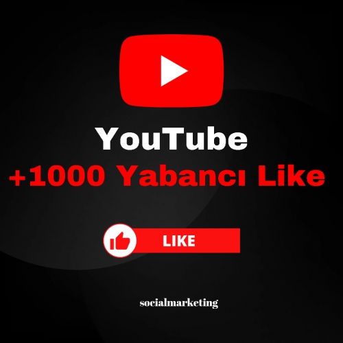  YouTube Like  Max 500K  Ömür Boyu Garantili