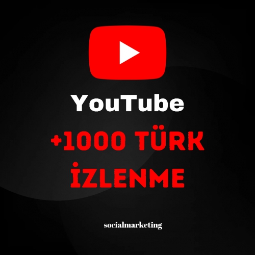  YouTube Türk İzlenme  Max 10M  yüzde 100 Türk  365 Gün Garantili