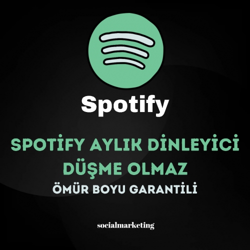 Spotify Aylık Dinleyici  Max 50K  Düşme Olmaz  Ömür Boyu Garantili