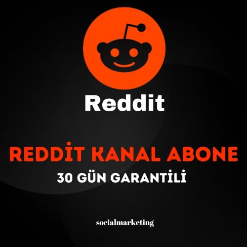  Reddit Kanal Abone  Max 5K  30 Gün Garantili