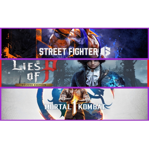  Street Fighter 6 + Lies Of P + Mortal Kombat 1