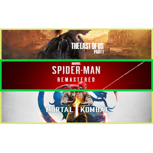  The Last of Us Part I + Spider + Mortal Kombat
