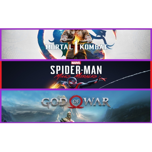  Mortal Kombat 1 + Miles Morales + God Of War
