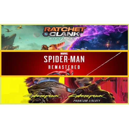  Ratchet  Clank + Spider R. + Cyberpunk Phantom