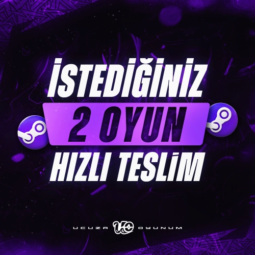 İstediğiniz 2 Oyun - Garanti - Destek