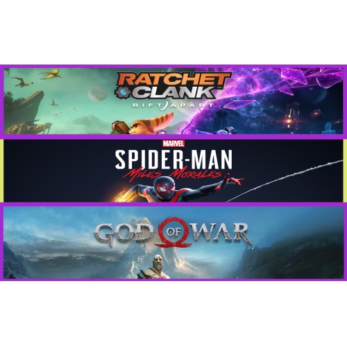  Ratchet  Clank + Miles Morales + God Of War