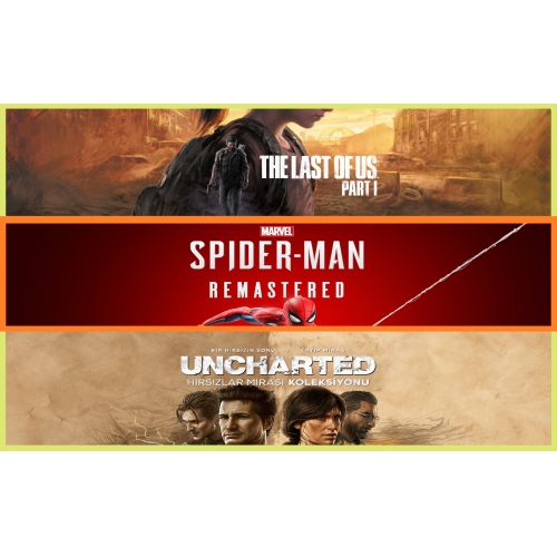  The Last of Us Part I + Spider R. + Uncharted