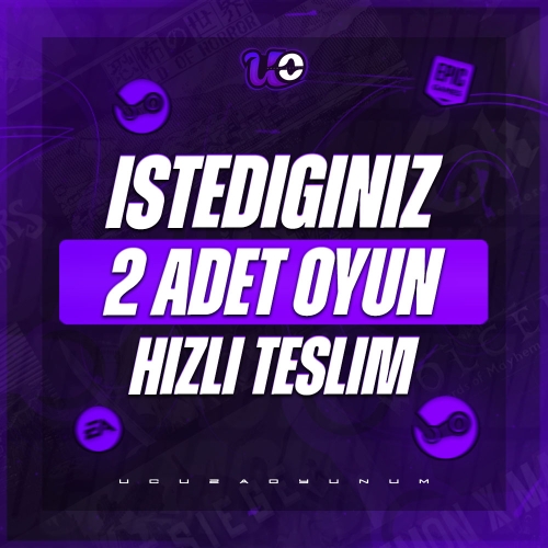 İstediğiniz 2 Oyun - Garanti - Destek