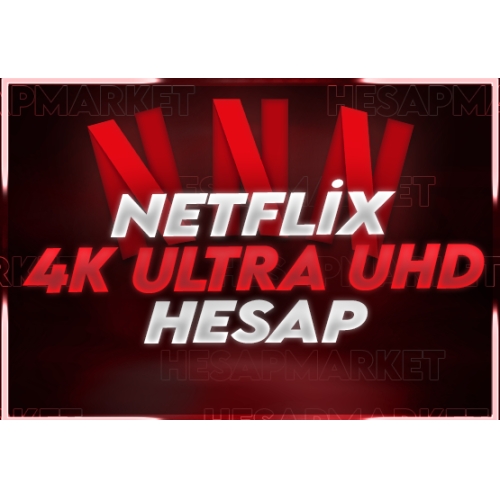  4K ULTRA HD Netflix Aylık Hesap