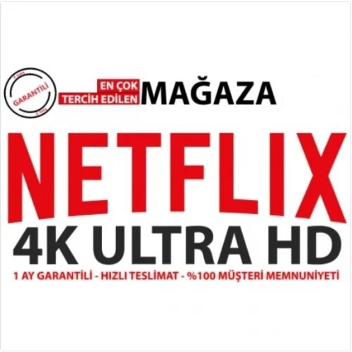  1 AY 4K UHD NETFLİX HESAP