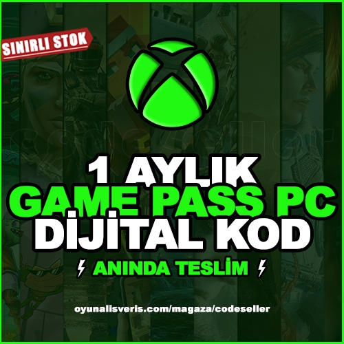  1 AYLIK XBOX GAME PASS DİJİTAL KOD