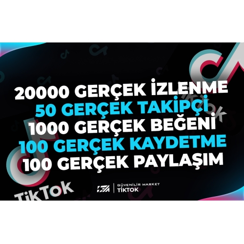  6X  TİKTOK GERÇEK KEŞFET PAKETİ 1  KEŞFET