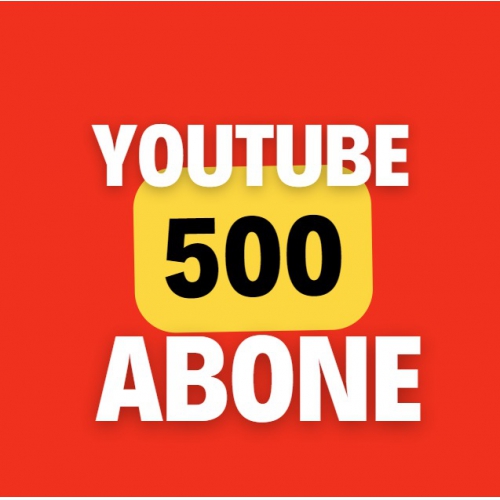  Garantili 500 Youtube Abone