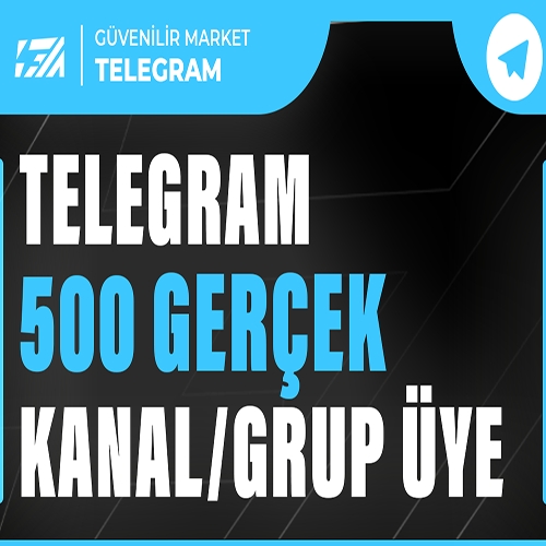  500 Telegram Üye - HIZLI TESLİM