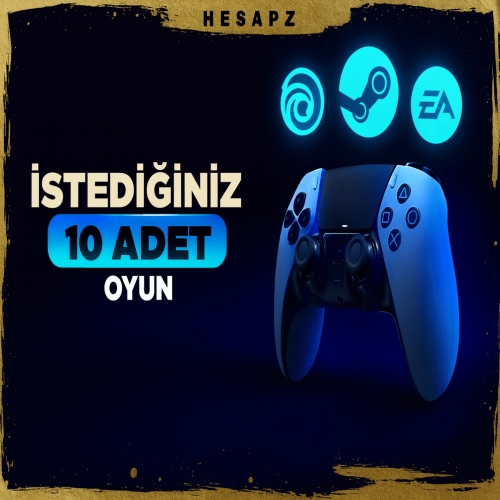  İstediginiz 10 Oyun + Garanti