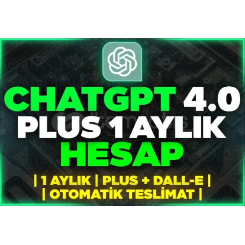  ⭐️CHATGPT PLUS 4o 1 AYLIK 724 OTO TESLİM⭐️